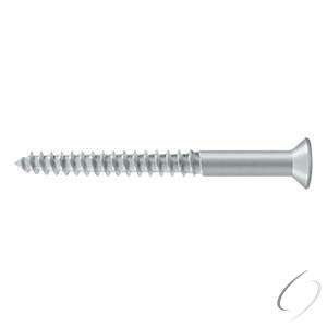 SCWB1225U26D.BG Bag of Wood Screws; SB; #12 x 2-1/2"; Satin Chrome Finish