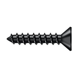 SCWS1010U1B Wood Screw; ST; #10 x 1"; Paint Black Finish
