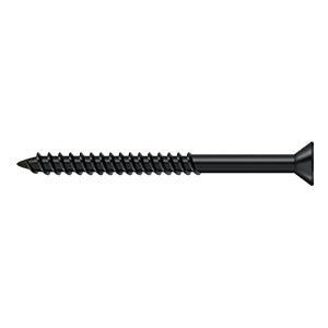 SCWS1025U1B Wood Screw; ST; #10 x 2-1/2"; Paint Black Finish