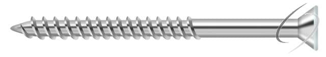 SCWS1025USPW Wood Screw; ST; #10 x 2-1/2"; White Finish