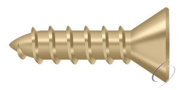 SCWS1075U4 Wood Screw; ST; #10 x 3/4"; Satin Brass Finish