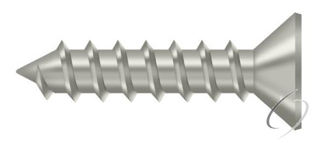 SCWS1210U15 Wood Screw; ST; #12 x 1"; Satin Nickel Finish