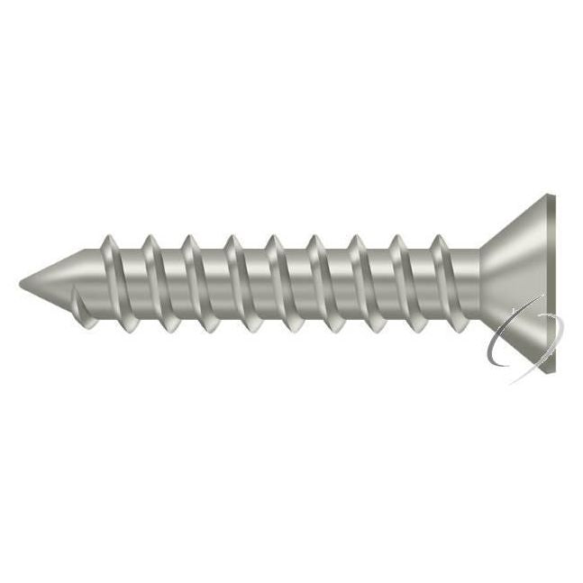 SCWS12125U15 Wood Screw; ST; #12 x 1-1/4"; Satin Nickel Finish
