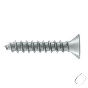 SCWS12125U26D.BG Bag of Wood Screws; ST; #12 x 1-1/4"; Satin Chrome Finish