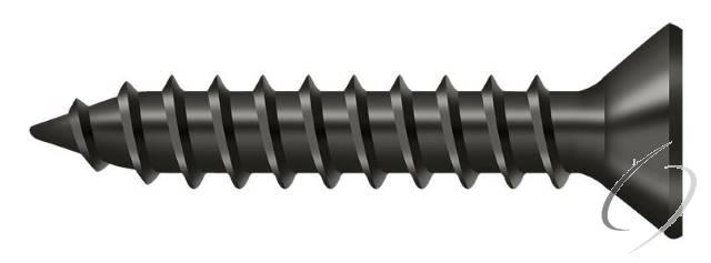 SCWS910U10B.BG Bag of 100 Wood Screws; Steel; #9 x 1"; Oil Rubbed Bronze Finish
