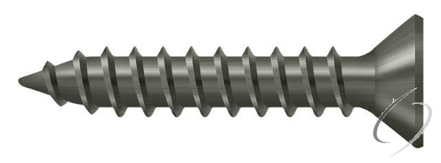SCWS910U15A.BG Bag of 100 Wood Screws; Steel; #9 x 1"; Antique Nickel Finish