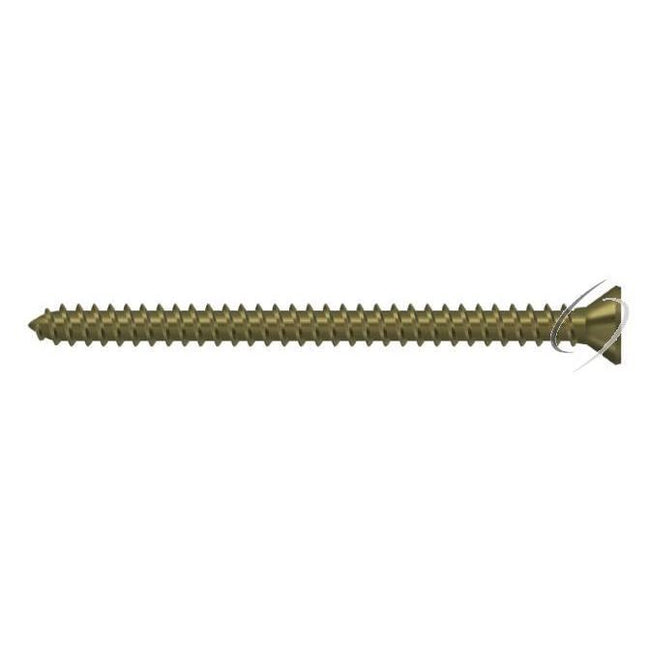 SCWS925U5 Wood Screw; Steel; #9 x 2-1/2"; Antique Brass Finish
