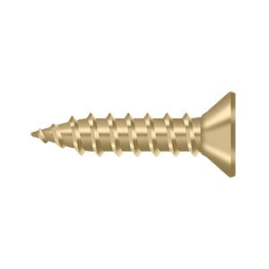 SCWS975U4 Wood Screw; Steel; #9 x 3/4"; Satin Brass Finish