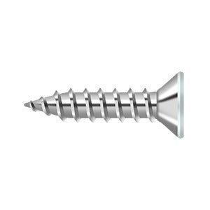 SCWS975USP-W Wood Screw; Steel; #9 x 3/4"; Prime Coat White Finish