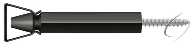 SDH103U10B Shutter Door Holder; 3-1/4"; Oil Rubbed Bronze Finish