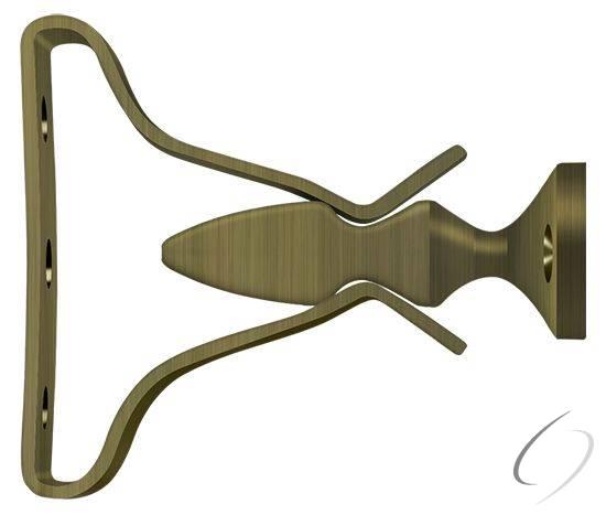 SDH193U5 Shutter Door Holder; 2-3/4"; Antique Brass Finish
