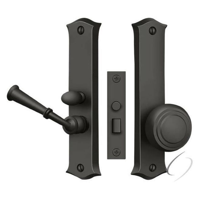 SDL688U10B Storm Door Latch; Classic; Mortise Lock; Oil Rubbed Bronze Finish