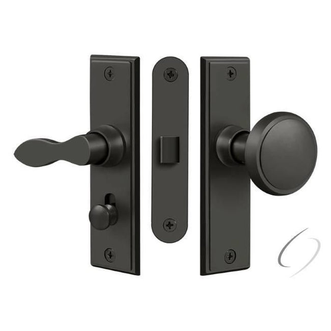 SDML334U10B Storm Door Latch; Square; Mortise Lock; Oil Rubbed Bronze Finish