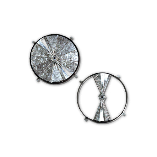 Shoemaker 91-14 - 14" Round Bowtie Damper with Attached Mounting Ring