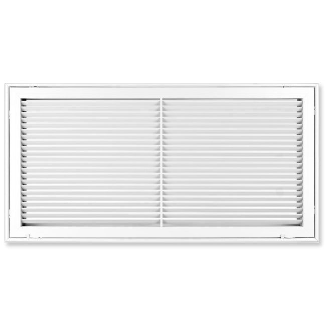 936FG Series - 30" x 20" Fixed 45 Degree Steel Blade Filter Grille
