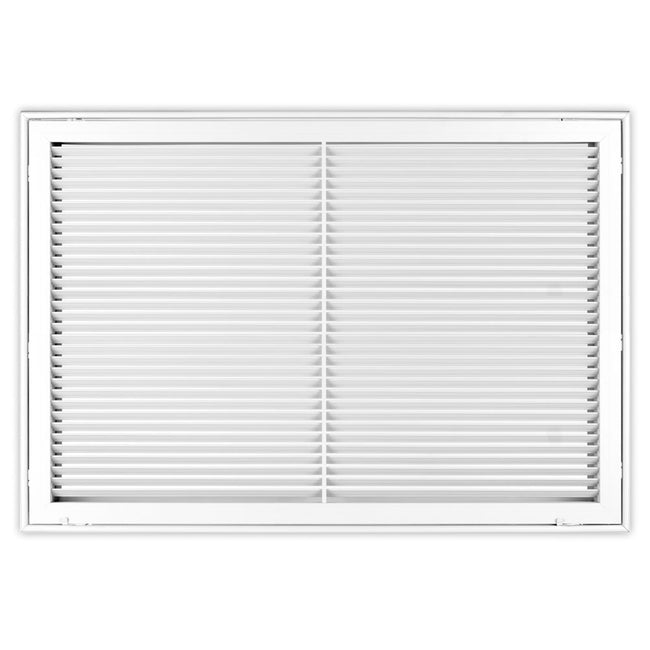 Shoemaker 935FG - 25" x 20" Fixed 45 Degree Steel Blade Filter Grille
