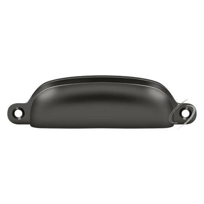 SHP29U10B Exposed Shell Pull 4"; Oil Rubbed Bronze Finish