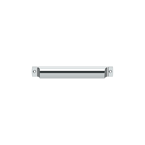 SHP70U26 7" Rectangular Shell Pull Bright Chrome Finish