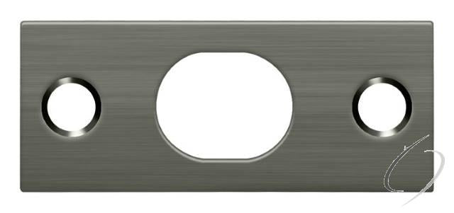 SP12EFB15A Strike Plate For Extension Flush Bolt; Antique Nickel Finish