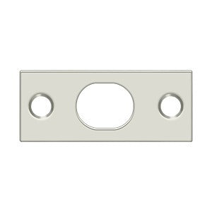 SP12EFB3-UNL Strike Plate For Extension Flush Bolt; Unlacquered Bright Brass Finish