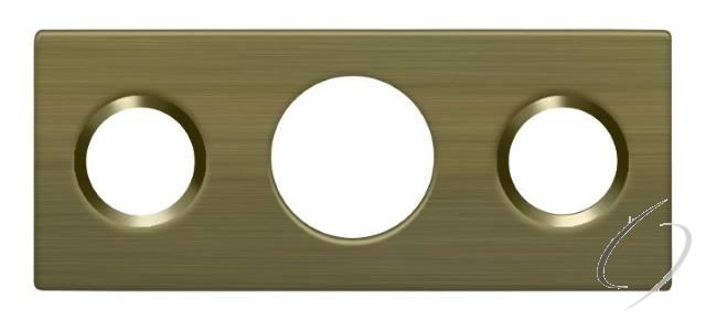 SP7FBR5 Strike Plate For 7" Flush Bolt; Antique Brass Finish