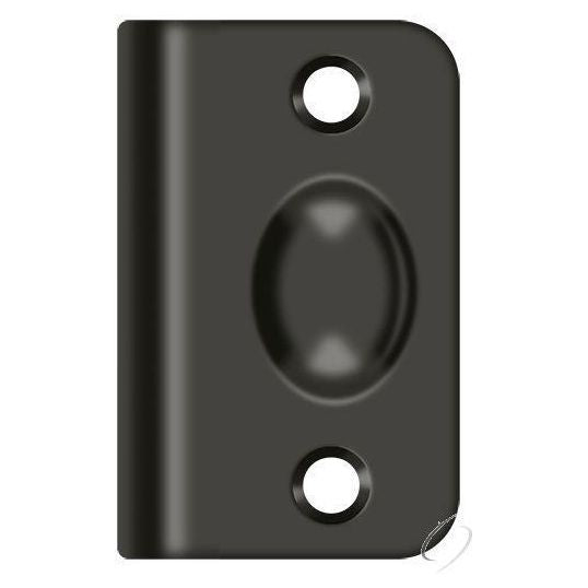 SPB349U10B Strike Plate for Ball Catch and Roller Catch; Oil Rubbed Bronze Finish
