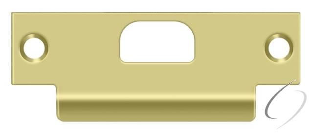 SPDB478U3 T- Strike; 4 7/8" x 1-1/4"; with Hole; Bright Brass Finish
