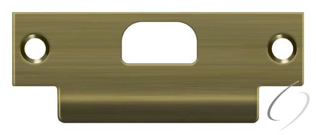 SPDB478U5 T- Strike; 4 7/8" x 1-1/4"; with Hole; Antique Brass Finish