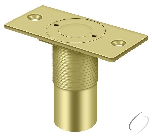 SPDP278U3 Dust Proof Strike; Adjustable; 2-7/8" x 1-3/8"; Bright Brass Finish