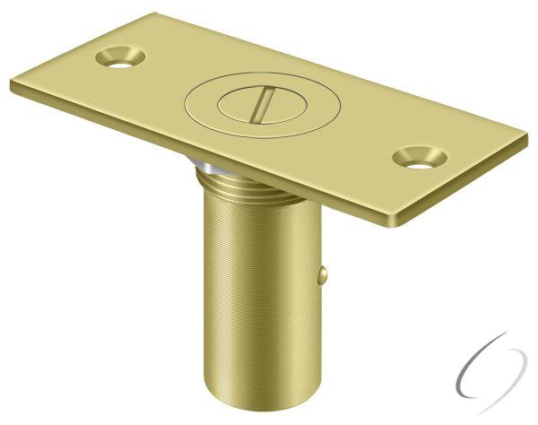 SPDP35SU3 Dust Proof Strike with Safety Lock; Bright Brass Finish