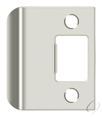 SPE200U14 Extended Lip Strike Plate; 2" Overall; Bright Nickel Finish