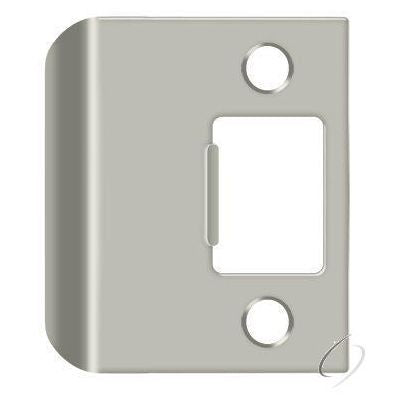 SPE200U15 Extended Lip Strike Plate; 2" Overall; Satin Nickel Finish