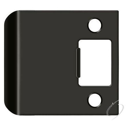 SPE250U10B Extended Lip Strike Plate; 2-1/2" Overall; Oil Rubbed Bronze Finish