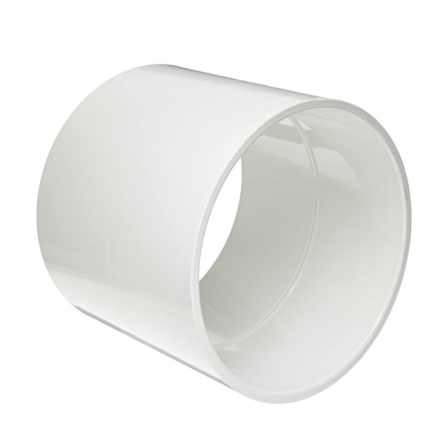429-010 - 1" PVC Pipe Fitting, Coupling, Schedule 40, White,Socket