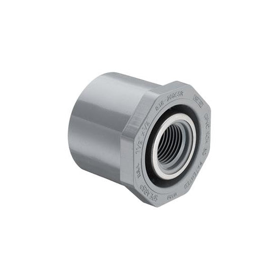 Spears 838-249CSR - 2" x 1" CPVC Schedule 80 Flush Style Reducer Bushing (Spigot x FPT)