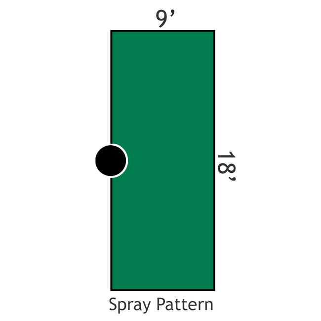 9SST - 9' x 18' MPR Nozzle - Side Strip Pattern Spray