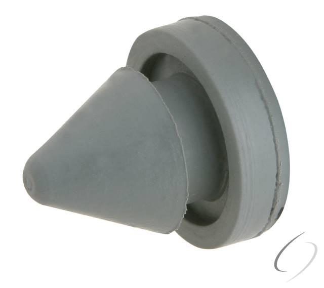 Door Silencer For Metal Frame; Bag of 100 Gray Finish