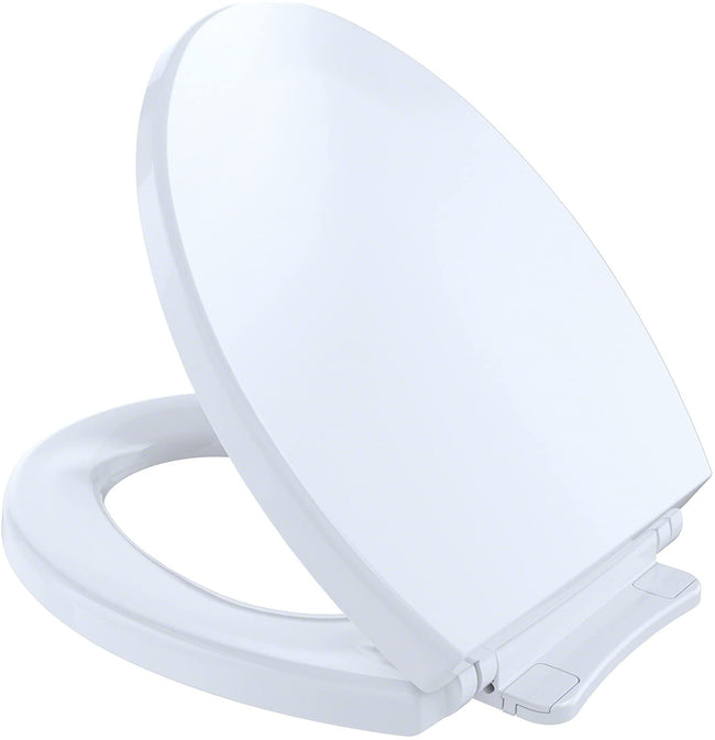 SS113#01 - SoftClose Round Toilet Seat - Cotton White