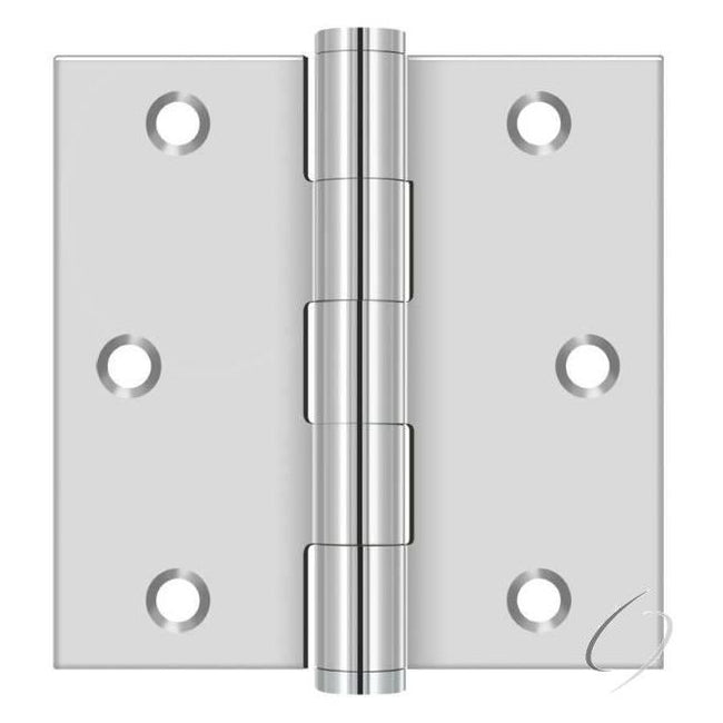 SS33U32 3" x 3" Square Hinge; Bright Stainless Steel Finish