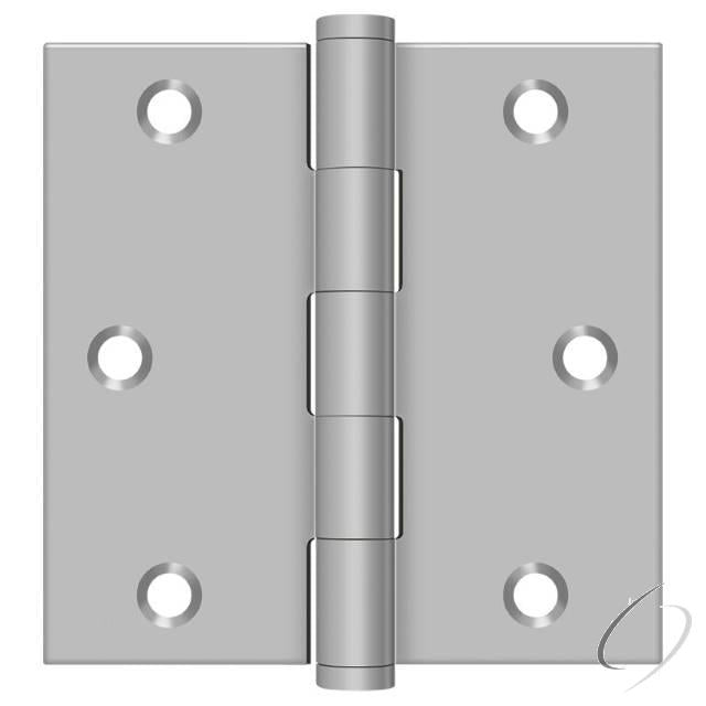 SS33U32D-R 3" x 3" Square Hinge; Residential; Satin Stainless Steel Finish