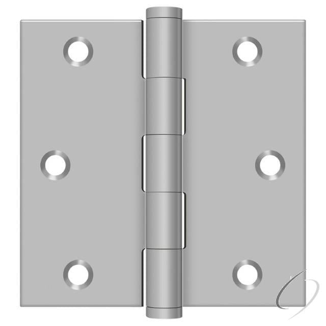 SS33U32D-R 3" x 3" Square Hinge; Residential; Satin Stainless Steel Finish