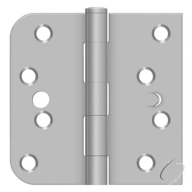 SS44058TA32D-LH 4" x 4" x 5/8" x SQ Hinge; Satin Stainless Steel Finish