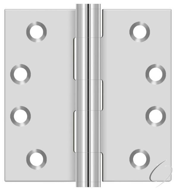 SS44U32 4" x 4" Square Hinge; Bright Stainless Steel Finish