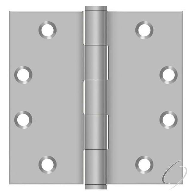 SS45U32D 4-1/2" x 4-1/2" Square Hinge; Satin Stainless Steel Finish