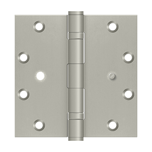 SS55BBU15-SEC 5" x 5" Square Corner Ball Bearing Security Hinge Satin Nickel Finish