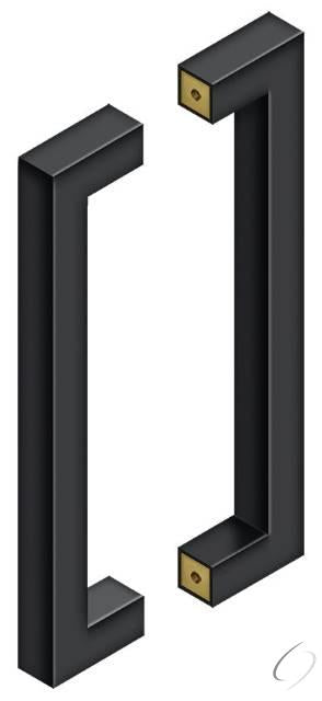 SSPBB1210U19 12" Back to Back Contemporary Pull Black Finish