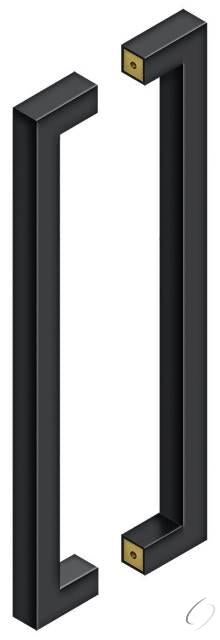 SSPBB1810U19 18" Back to Back Contemporary Pull Black Finish