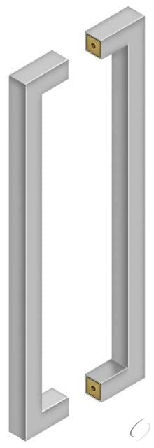 SSPBB1810U32D 18" Back to Back Contemporary Pull Satin Stainless Steel Finish