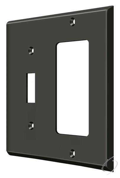 SWP4743U10B Switch Plate; Single Switch/Single Rocker; Oil Rubbed Bronze Finish