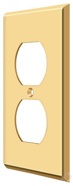 SWP4752CR003 Switch Plate; Double Outlet; Lifetime Brass Finish